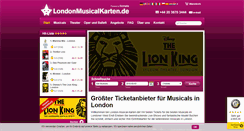 Desktop Screenshot of london-musical-karten.de