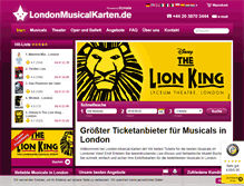 Tablet Screenshot of london-musical-karten.de